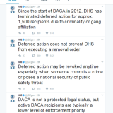 ICE Tweets re DACA 