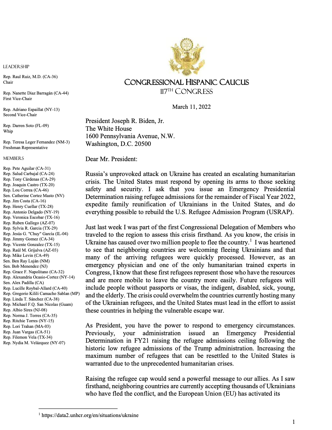 Letter 1