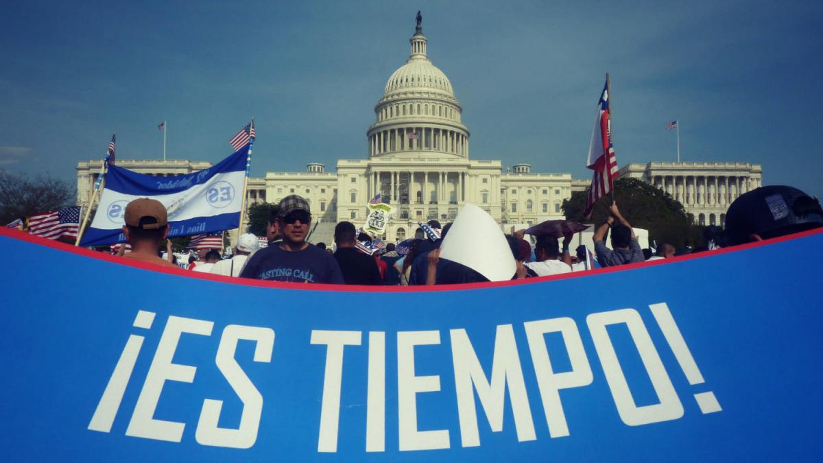 Es Tiempo Immigration Rally 