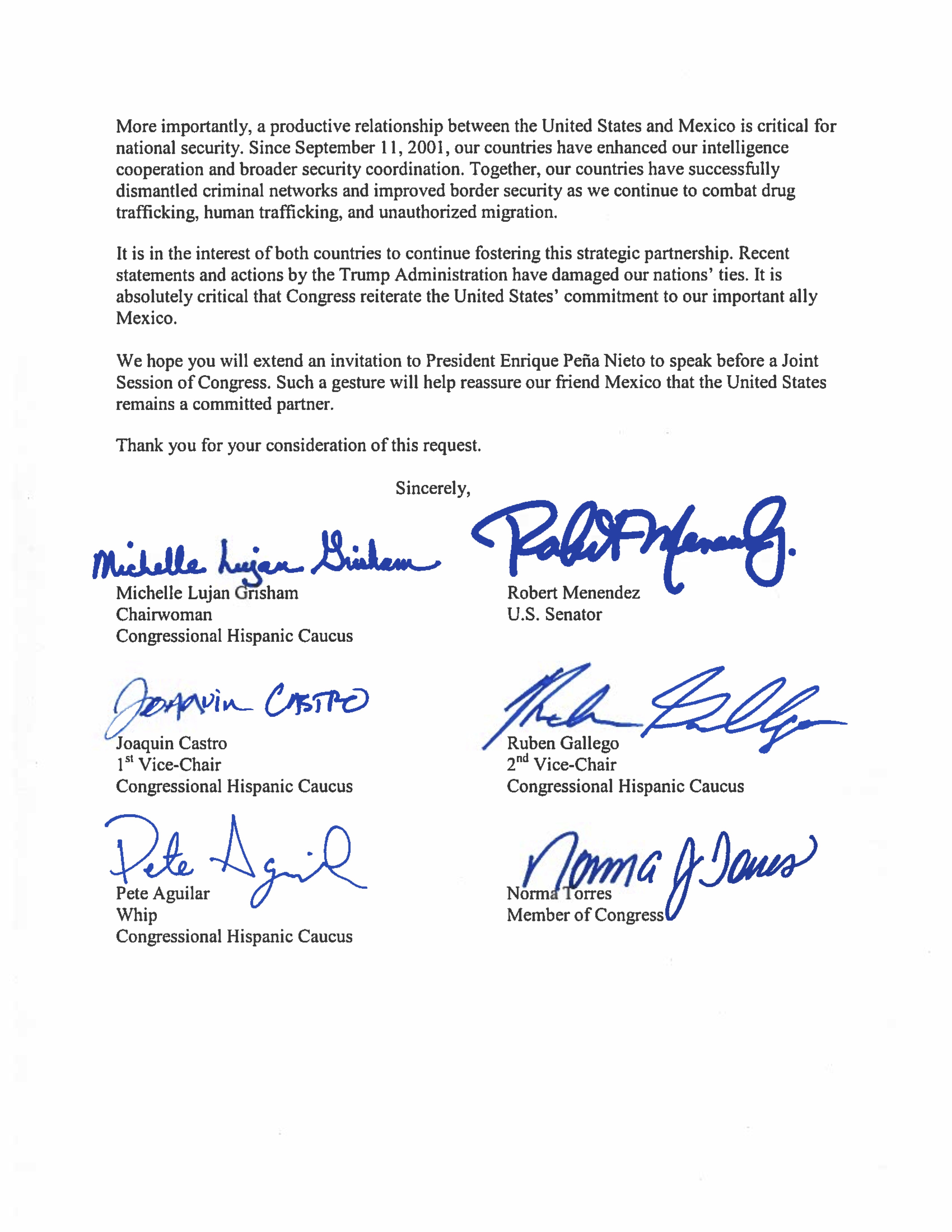 CHC Letter to Leadership 2 